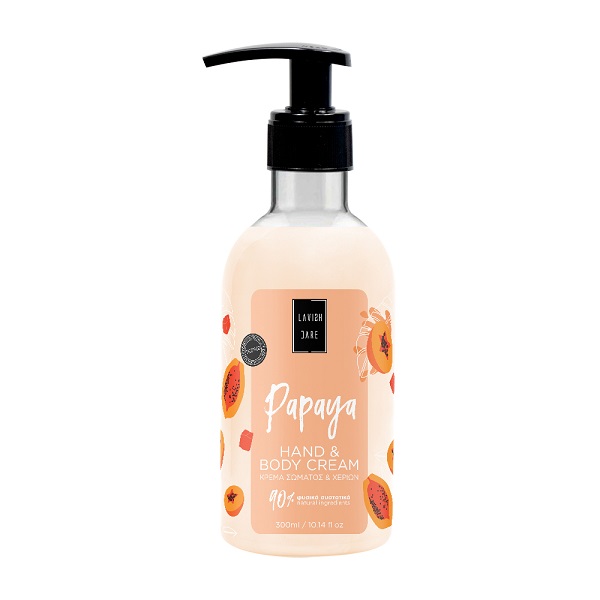 Hand and Body Cream Papaya 300ml. Hand and Body Cream Papaya 300ml.